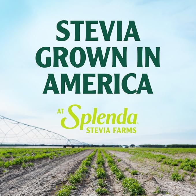 SPLENDA Stevia Zero Calorie Sweetener for Baking, Plant Based Sugar Substitute Granulated Powder, 9.7oz Resealable Pouch (Pack of 2)