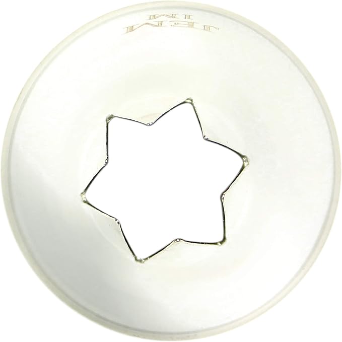 JEM Small Open Star Savoy Nozzle Cake Decorating Tip #1M