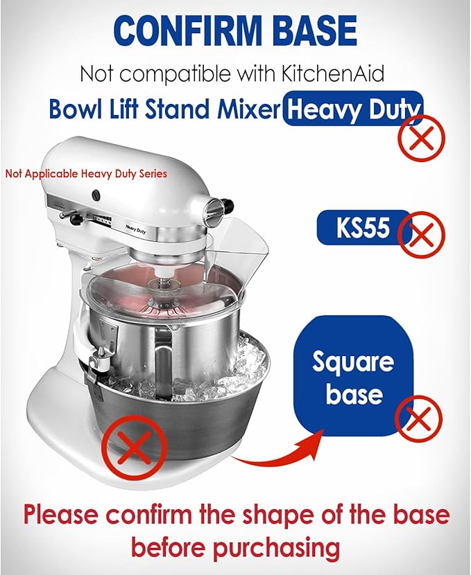 MIMORE Mixer Slider Mat for KitchenAid Stand Mixer 6-8 QT Bowl Lift, 7 QT Stand Mixer Slider Compatible with KitchenAid Mixer Slider 5.5 QT Pro 5 Plus