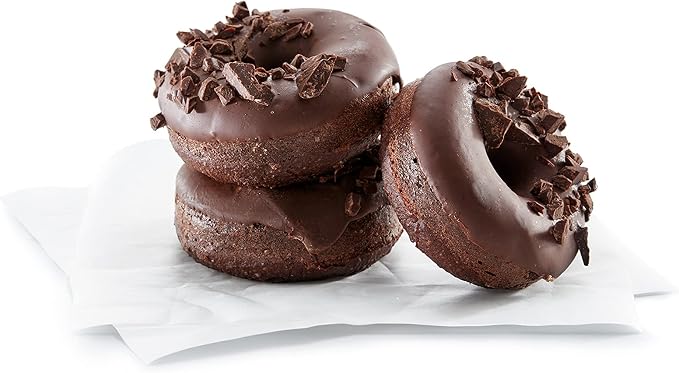 Lékué Platinum Silicone Donut Mold | 6 Non-Stick Holes For Baking - No Grease Needed | Pop-Out Oven Cake Molds | Heat-Resistant, Freezer Safe, Microwave Safe, Dishwasher Safe | Black