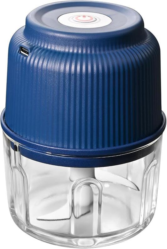 Fox Run Mini Food Processor, 1.25 Cup Capacity Electric Garlic & Vegetable Chopper