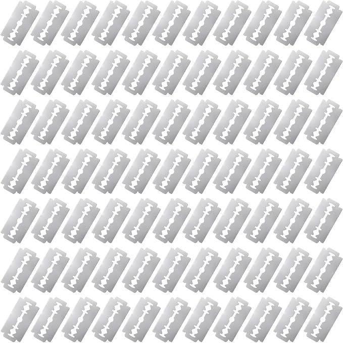 80 PCS Bread Lame Blades Refill, Surgical Grade Stainless Steel Bread Scoring Blades for Sourdough Baking, Ultra Sharp Replacement Precision Razor Blade, French Dough Bread Lame Razors Knife
