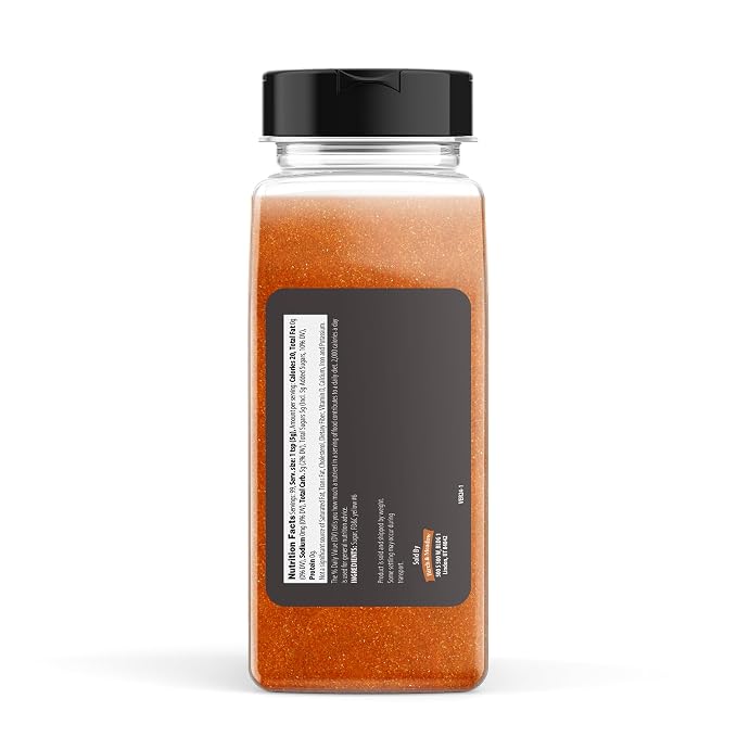 Birch & Meadow Orange Sanding Sugar, 1.1 lb. Colorful Sugar Crystals for Festive Holiday Baking (Pack of 2)