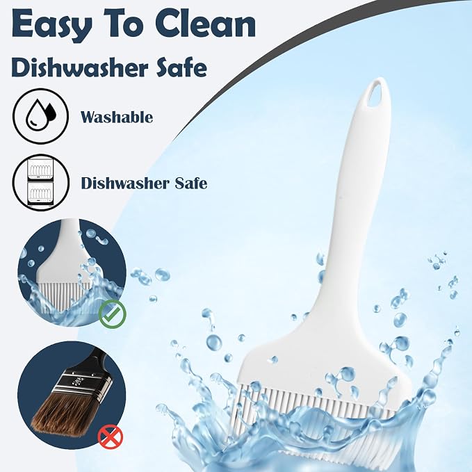 Meat Brush for Basting,Heat Resistant Silicone | 3PCS,Oil Butter Sauce Marinades for BBQ Grill Meat Brushes,Food-grade