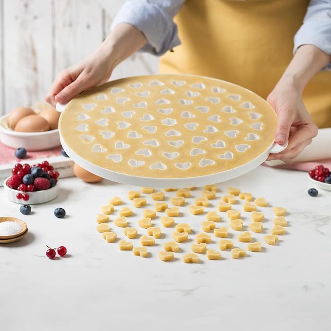 DECORA Hearts Crust Cutter, White, 30 x 30 x 3 cm