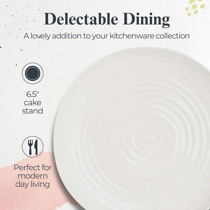 Portmeirion Sophie Conran Cake Stand, Mini, White
