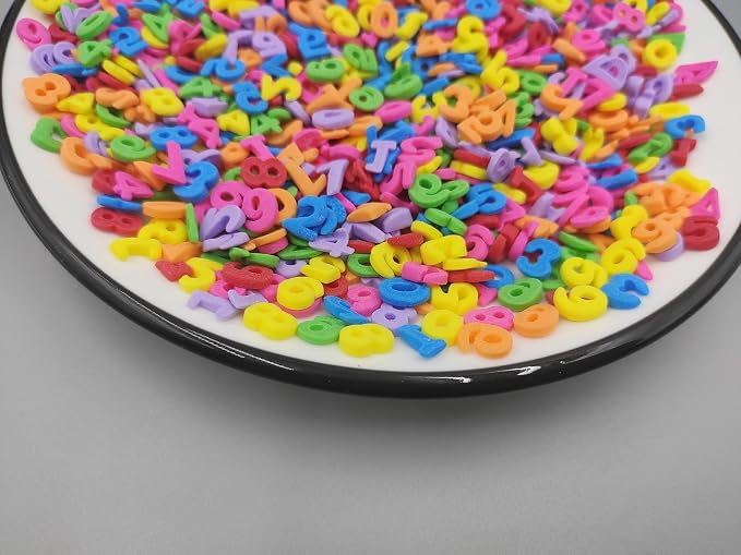 Colorful edible school enrollment Number set - perfect sugar decoration for the start of school -123 sprinkles and number figures for cakes and cupcakes Decorating, 2.5oz