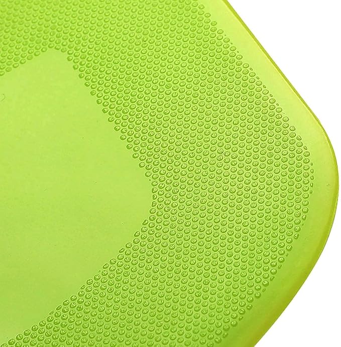 Suanyok Dough Scraper Bowl Scraper Bread Cream Cake Pizza Cutter Bench Scraper- Flexible Plastic Multi-Function Kitchen tools, 2 Piece White-Green