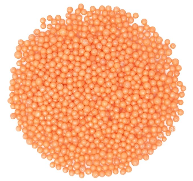 Mystic Sprinkles 4mm Sugar Pearls 4oz Bottles (Captivating Coral 4mm Sugar Pearls 4oz)