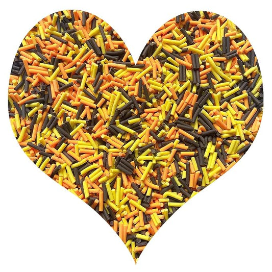 EHOPE 50g Fake Sprinkles Resin Sprinkles Fake Candy Sprinkles Clay Sprinkles Polymer Sprinkles Polymer Clay Slices for Nail Art DIY Crafts Cake Phone Case(Coffee+Yellow Sugar granules-24A)