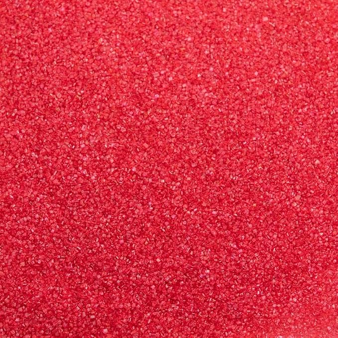 Cake Mate Bright Red Sanding Sugar for Decorating – Colored Sugar with Easy Pour Lid for Cakes, Cupcakes, Cookies, and More – Ideal for Holiday & Party Decorations - 33oz