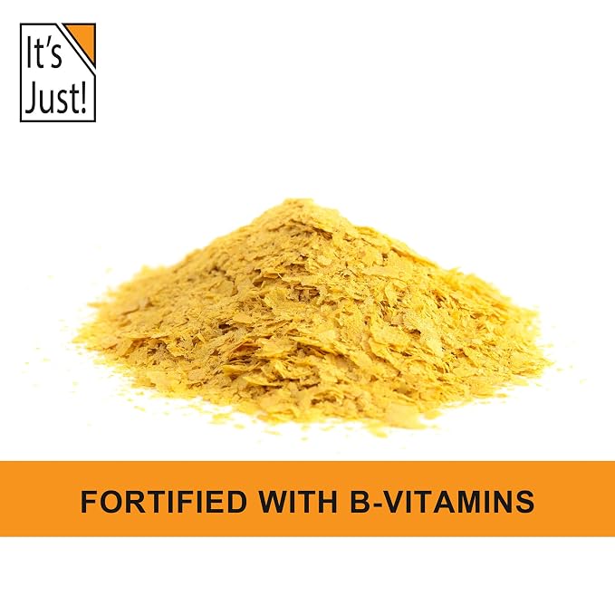 It's Just - Yeast Flakes, Nutritional Yeast, Premium Fortified, Nooch, Vegan Cheese Substitute (15oz Ounces)
