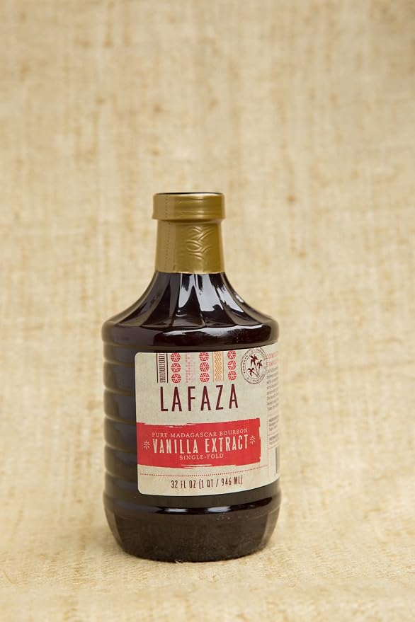 Lafaza Pure Madagascar Bourbon Vanilla Extract, All Natural, 32 OZ