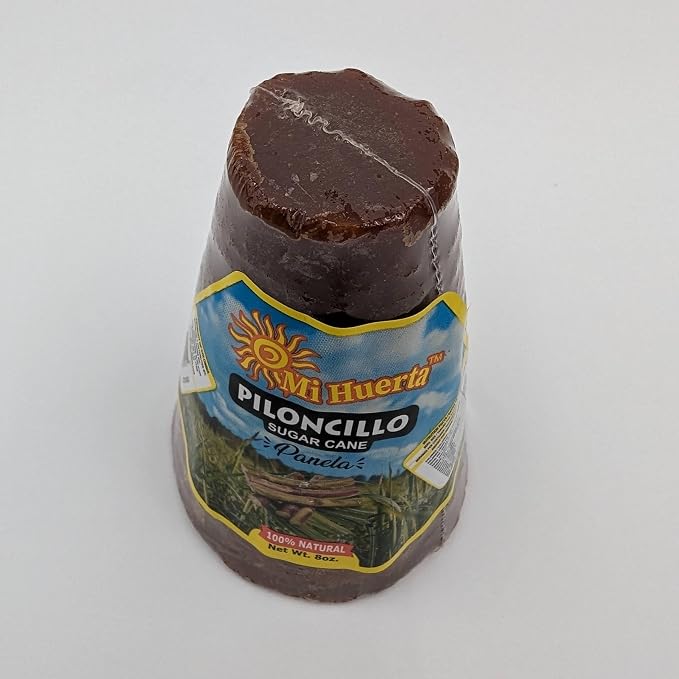 Mi Huerta - Piloncillo Sugar Cane Panela - 100% Natural Unrefined Whole Brown Sugar Cane - 3 pack of 8oz cones