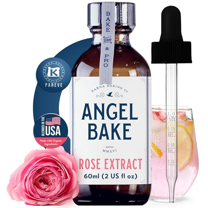 Angel Bake Pure Bulgarian Rose Extract, 2 oz