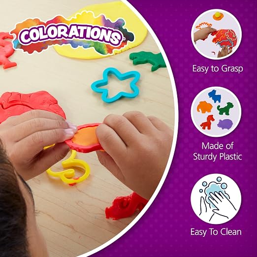 Colorations Alphabet & Number Dough Cutter Set - 41 Pieces