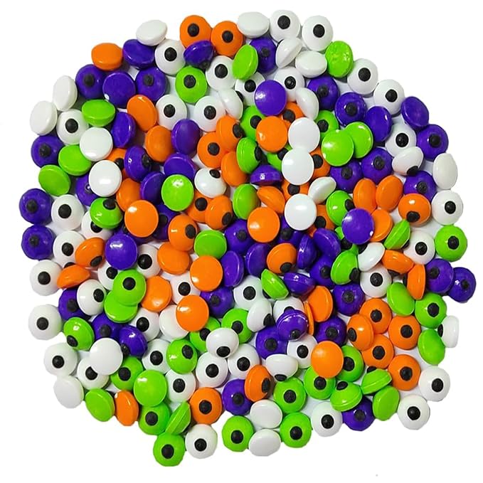 Candy Eyeballs Eyes Edible for Decorating Mix Color Dessert Sprinkles Cake Cupcakes Toppers Cookies Baking Halloween Christmas Easter Decoratings