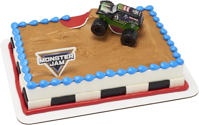 Monster Jam Grave Digger Truck Cake Topper