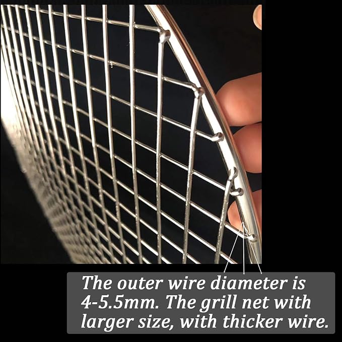 Cooking Rack 13" Round Baking Rack with Legs Canning Rack Straight-wire Cooling Rack Durable Stainless Steel Baking Barbecue Rack/Food Steamer/Cooking/Baking/Steaming Rack (330mm/13")