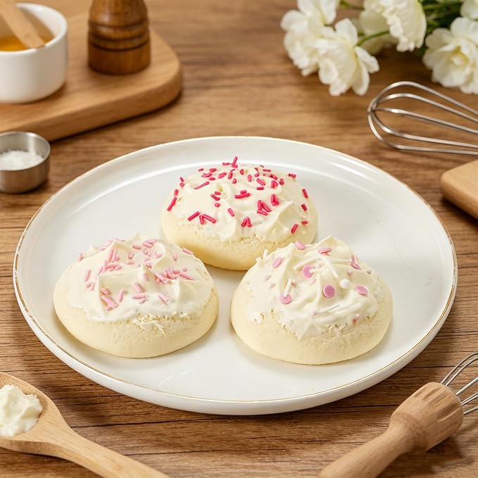 Dye Free Sprinkles Hot Pink No Artificial Dyes Natural Jimmies Valentines Sprinkles for Birthday Cake Decorations Baby Shower, Cookies, Fondant Cake, Dessert Toppings, 4.2oz