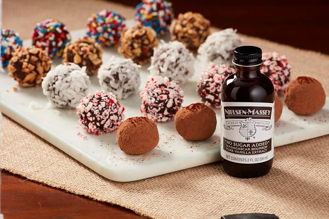 Nielsen-Massey No Sugar Added Madagascar Bourbon Pure Vanilla Extract for Baking and Cooking, 4 Ounce Bottle