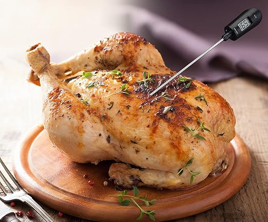 Lightbeam Digital Candy Thermometer, Instant Read Kitchen Cooking & Spatula Thermometer Temperature Reader & Stirrer in One BPA Free Food Grade Material