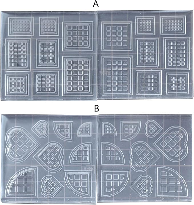 Double Sided Shape Silicone Mold Cheese Chocolate Fondant Cookie Cake Dessert Baking Supplies Jewelry Making Tools Food-grade Silicone Candy Kit Clay Modeling Tools