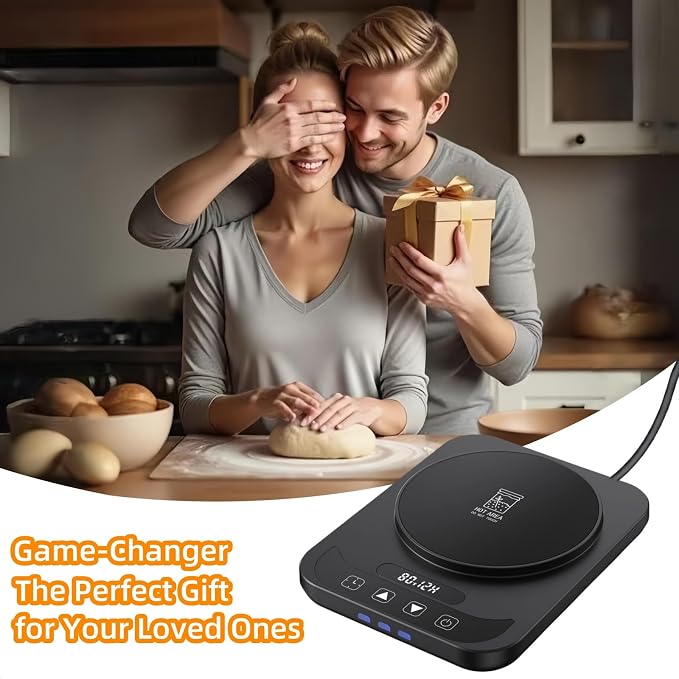 Sourdough Starter Warmer Mat, Precise 1°F Thermostat 70–100°F, 12H Timer Auto Shut-Off, Fermentation Heating Mat for Bread Proofing, Yogurt Making & Home Baking