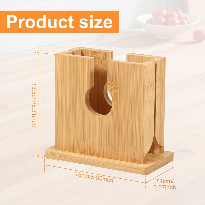 Bagel Slicer Holder, Bamboo Bagel Cutter Slicer, Smooth Easy to Clean Bagel Slicer, Multifunctional Bagel Cutter, Practical Bagel Slicing Tool, Reusable Bagel Holder for Bagels Toast Bread (2 Pcs)