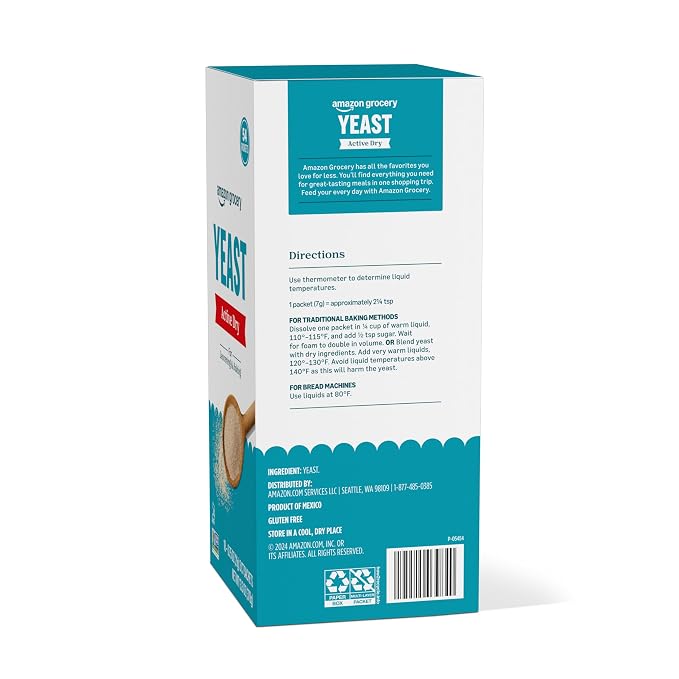 Amazon Grocery, Active Dry Yeast, 13.3 Oz, 54 Count