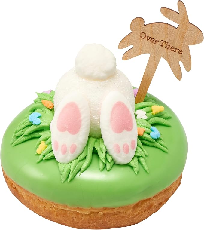 Lucks Dec-Ons Molded Sugar Cake Top, Bunny Tails and Toes Set, 3/4-1 1/2 Inch, 40 Count