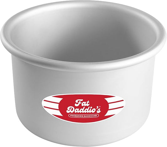 Fat Daddio's Aluminum Round Cake Pan, 4" Deep - 6"