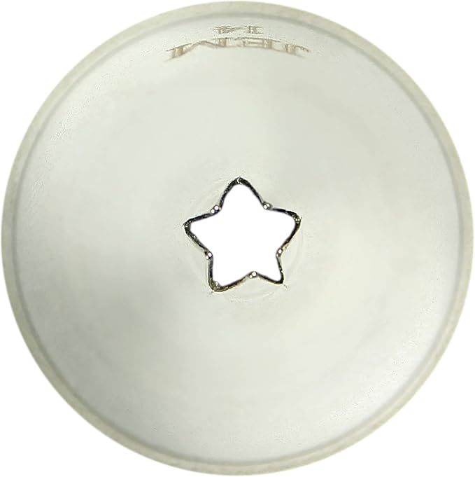 Jem Enterprises Open Star Piping Nozzle Cake Decorating Tip #14, Standard, Silver