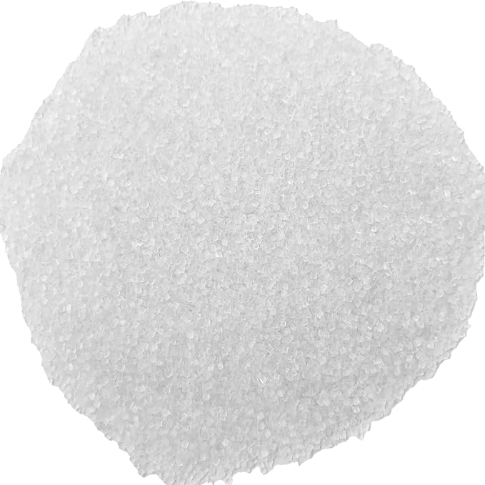 Sentovac White Sanding Sugar for Baking Edible Sparkling Coarse Sugar Crystals Sprinkles for Baking Topping Cake Cookie Cupcake Topper Ice Cream Decoration Supplies 3.2 OZ