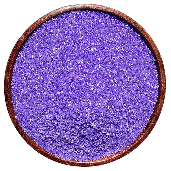 NY Spice Shop Lavender Sanding Sugar - 1 Pound Sweet Edible Sprinkles for Party Decorations, Cake, Cupcakes, Cookies Toppings & Dessert Dishes - Colorful Sugar Sprinkles for Party Favors & Baking Treats