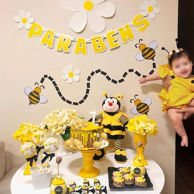 24 PCS Ball Cake Toppers Balls Cupcake Toppers Insert Foam Ball Shaped Cake Picks Mini Balloon Cake Decoration for Wedding Anniversary Baby Shower Birthday Party Cake Decorations Supplies Yellow