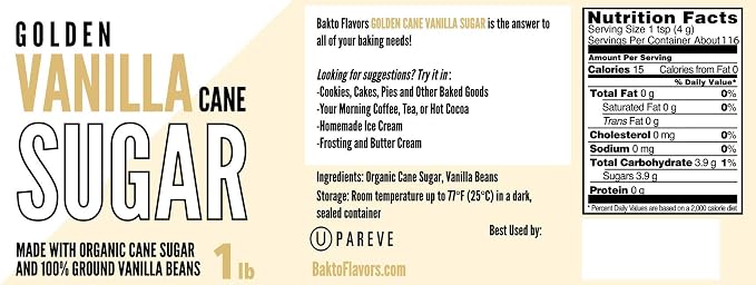 Bakto Flavors Organic Sugar Set, 1-pound Jars, Set of 3