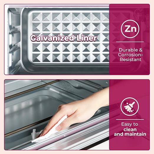 30L/32Qt Sublimation Oven - for 40oz Tumblers | 1700W 450℉ 360° Turbo Convection, Digital Control, Bulk Printing for 11oz Ceramic Mugs with Accessories