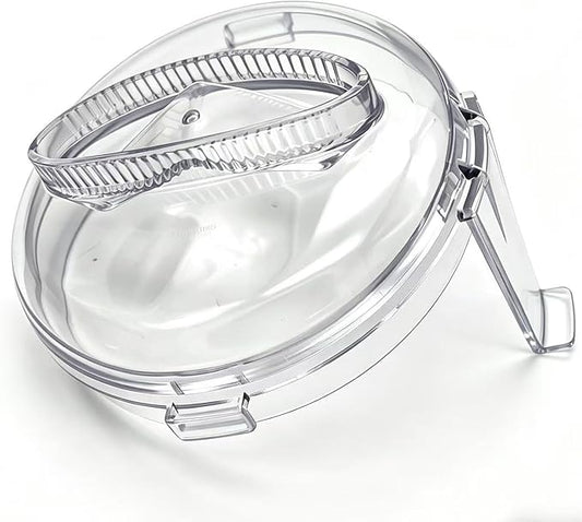 DLC-2AWBC-1 Replacement for Cuisinart Mini Prep Plus Food Processor Work Bowl Cover Parts, Fits All for Cuisinart DLC-2A 3 Cup Mini Prep Plus Food Processor Models, Only Use with Bowl DLC-2AWB-1