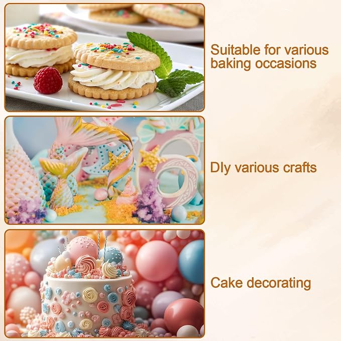 4 Pcs 15.7 Inch Reusable Piping Bags, Tipless Cloth Pastry Bags, White Cloth Frosting Bag, Hangable Icing Piping Bag for Baking Cake Decorating