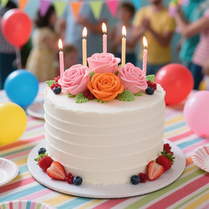 8 Pieces Cake Scraper Smoother, 9.5 In Acrylic Icing Smoother, Double Sided Patterned Edge Cake Combs for Buttercream, DIY Baking Decorating Supplies for Home Bakery (8pcs)
