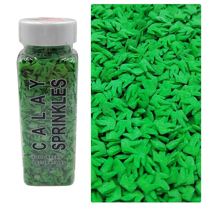 Edible Green Grass Sprinkles for Cake Decorating Grass Confetti Cake Decorations Cupcake Toppers Baking Cookie Decorating Birthday St Patrick's Day Supplies