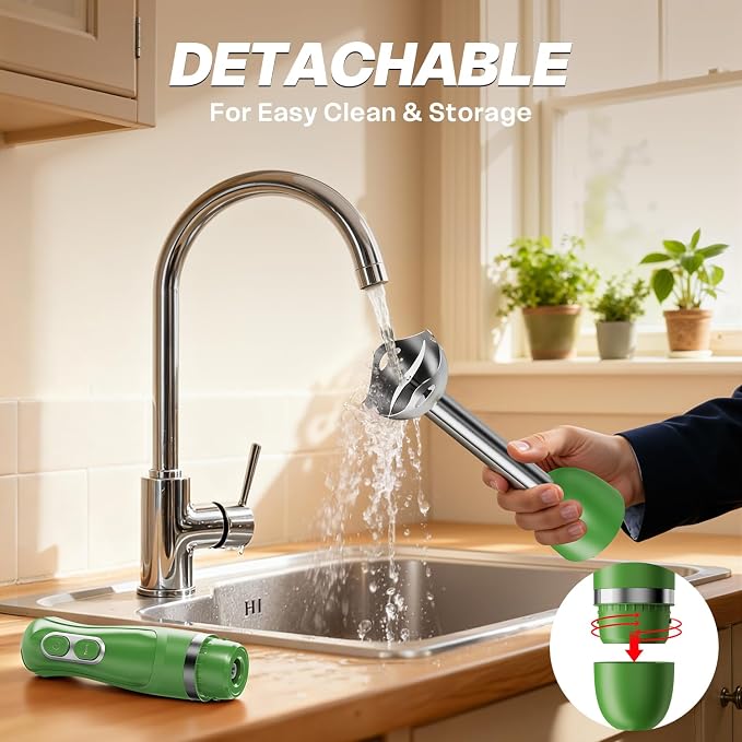 Turelar Immersion Blender Handheld, Corded Electric Blenders Portable Stick Mixer with 2 Mixing Speed and Stainless Steel Blades Emulsifier for Effortless Blending Soup, Smoothies, Puree or Baby Food
