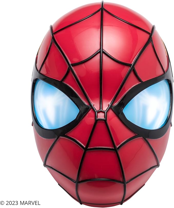 DecoSet® Marvel Spider-Man™ Ultimate Light Up Eyes Cake Topper, 1-Piece Cake Topper Set, Superhero Head with Lights