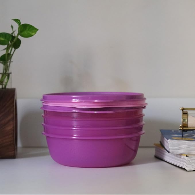 Tupperware Leftover Bowl Set Storage Food Containers (600ML x 3pcs)