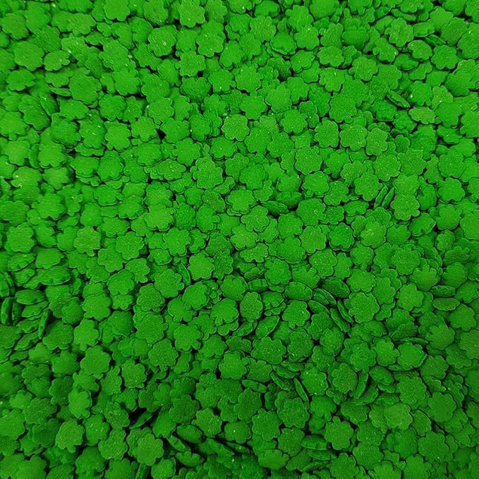 Homankit Edible Green Sprinkles St. Patrick's Day Themed Sprinkle for Cake Decorating Baking Cupcake Toppers Cookie Decorating Ice Cream Celebration 3 Ounces
