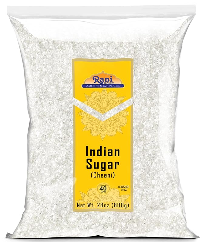 Rani Indian Sugar (Cheeni) 28oz (800g) ~ All Natural | Gluten Friendly | No Colors | Kosher | Vegan | Indian Origin