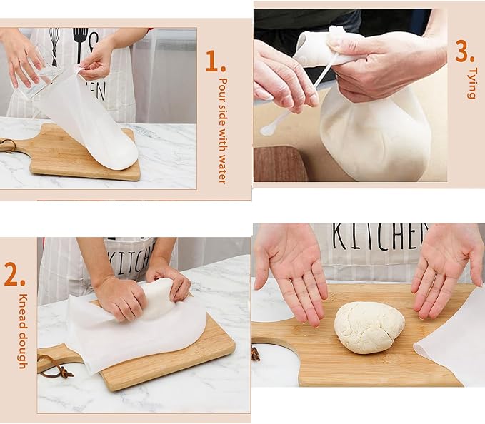Silicone Kneading Dough Bag | Versatile Dough Mixer for Bread, Pastry, Pizza & Tortilla | Premium Silicone Bakeware | Best Non-Toxic Multifunctional Cooking Tool (2)