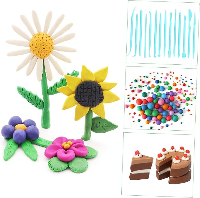 LALAFINA Carving Tools Kit 2 Sets 28pcs Fondant Carving Tools Clay Sculpture Pens for Cake Clay Modeling