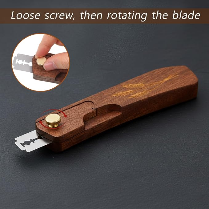 11Pcs Bread Lame Sourdough Scorer Tool Upgrade Bread Lame Scoring Tool Knife Razor Scorer for Sourdough Baking Making Tools Homemade